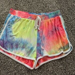 Colorful Tie-Dye Women's Shorts